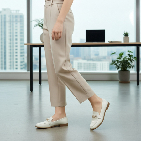 Damă - Pantofi casual 988-18alb