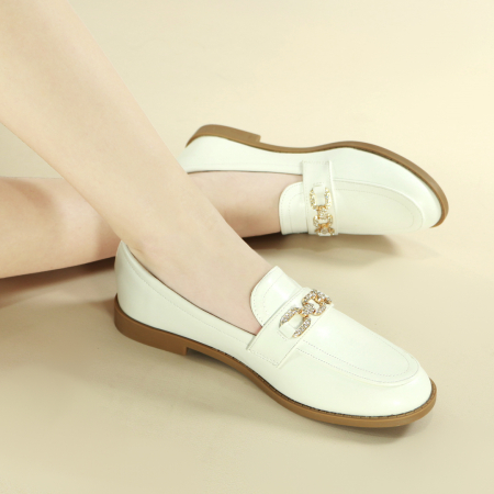 Pantofi casual de damă - Pantofi casual 988-18alb