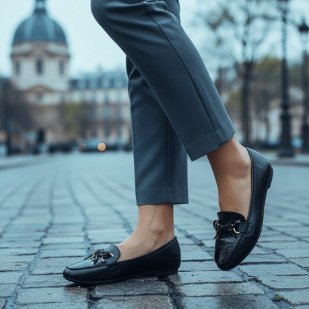 Pantofi casual de damă - Pantofi casual A23-571negru