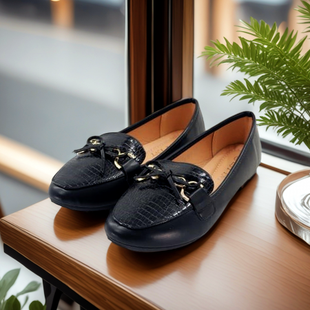 Pantofi casual de damă - Pantofi casual A23-571negru