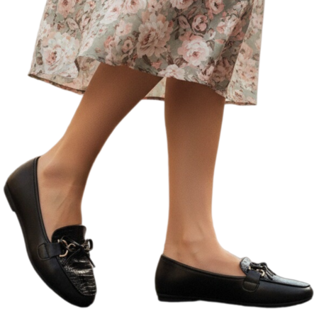 Pantofi casual A23-571negru [12]