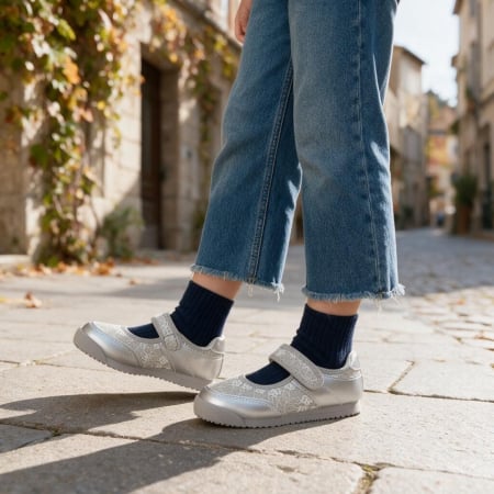 Copii - Pantofi casual BK2581argintiu