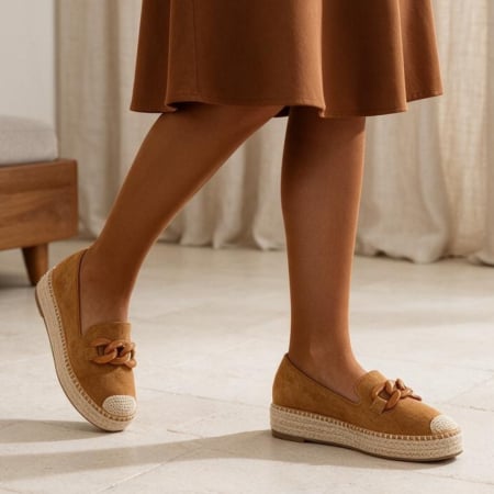 Damă - Pantofi casual A22-153maro