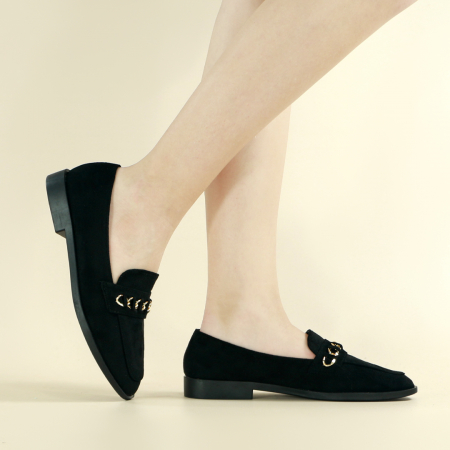 Pantofi casual de damă - Pantofi casual PD-75negru