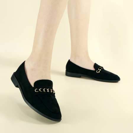 Pantofi casual de damă - Pantofi casual PD-75negru