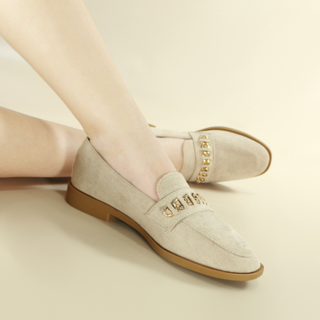 Pantofi casual de damă - Pantofi casual PD-75bej