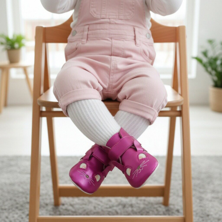 Copii - Pantofi casual primii pasi Y129fucsia