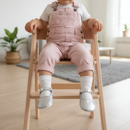 Copii - Pantofi casual primii pasi YC187argintiu