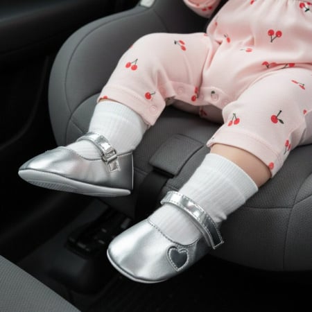 Copii - Pantofi casual primii pasi YC187argintiu