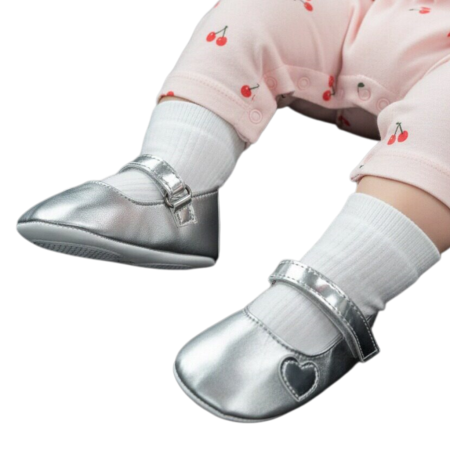 Pantofi casual primii pasi YC187argintiu [6]