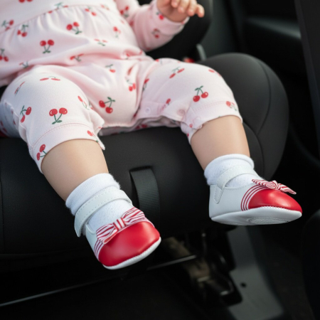 Copii - Pantofi casual primii pasi Y150rosu