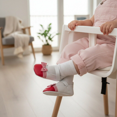 Copii - Pantofi casual primii pasi Y150rosu