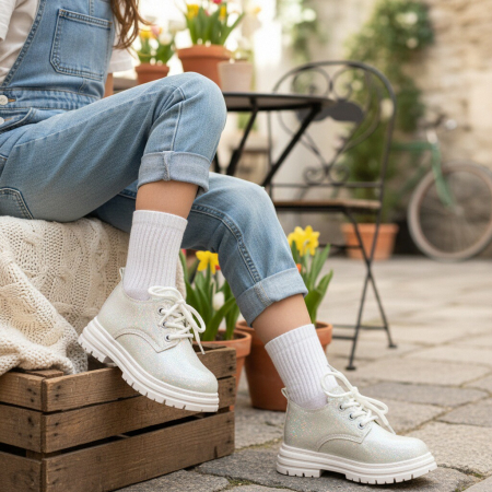 Pantofi de copii - Pantofi casual XA-124alb