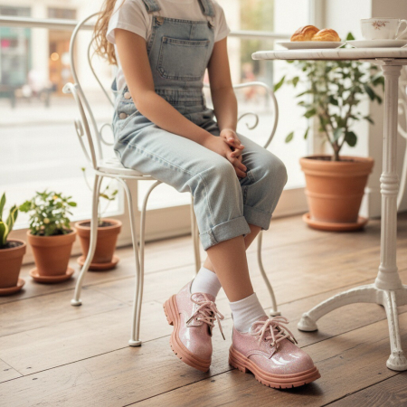 Pantofi de copii - Pantofi casual XA-124roz