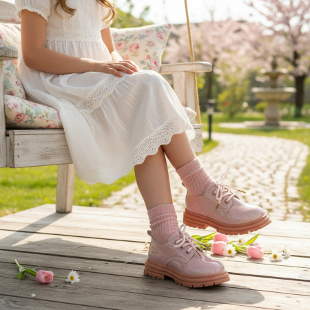 Pantofi de copii - Pantofi casual XA-124roz