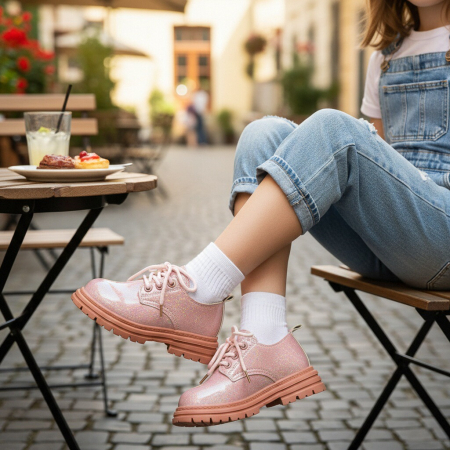 Pantofi de copii - Pantofi casual XA-124roz