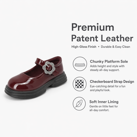 Copii - Pantofi casual XA-2622visiniu