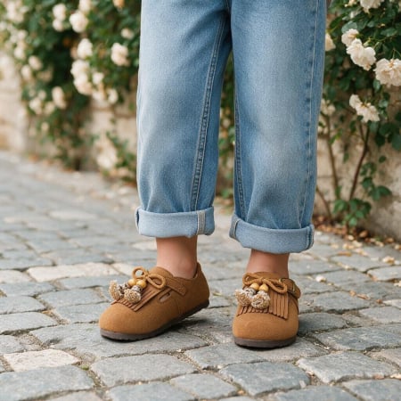 Copii - Mocasini cu ciucuri XA-2634