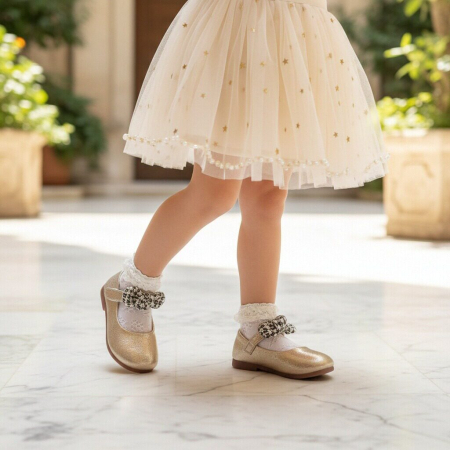 Pantofi de copii - Pantofi casual XA-5-6auriu