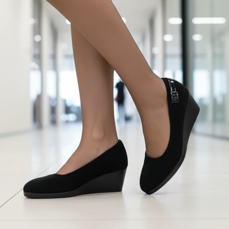 Încălțăminte damă - Pantofi cu platforma C-121