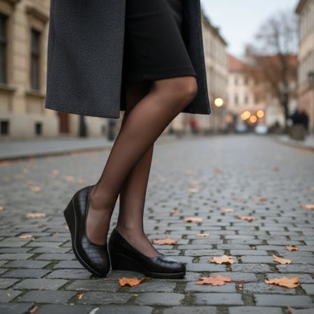 Pantofi cu toc - Pantofi cu platforma C-92