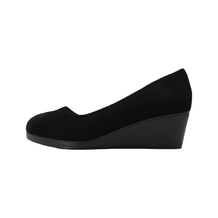 Pantofi cu toc - Pantofi cu platforma C-91negru