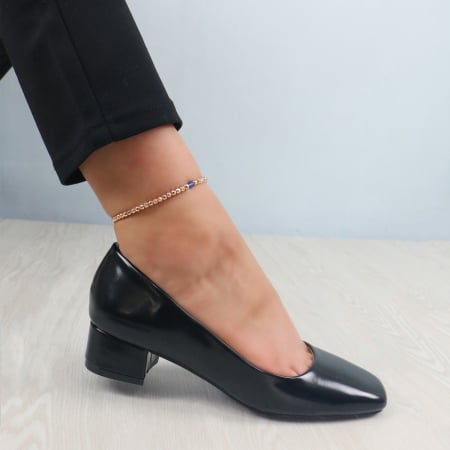 Pantofi cu toc - Pantofi cu toc A21-611negru