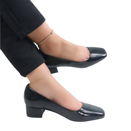 Pantofi cu toc - Pantofi cu toc A21-611negru