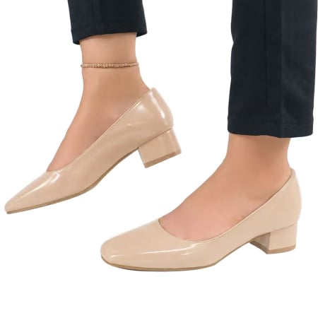 Pantofi cu toc - Pantofi cu toc A21-611bej
