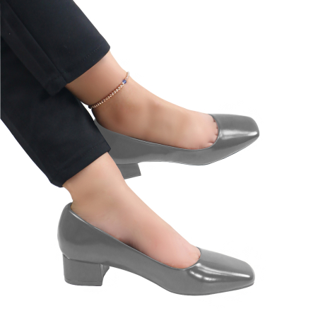 Damă - Pantofi cu toc A21-611gri