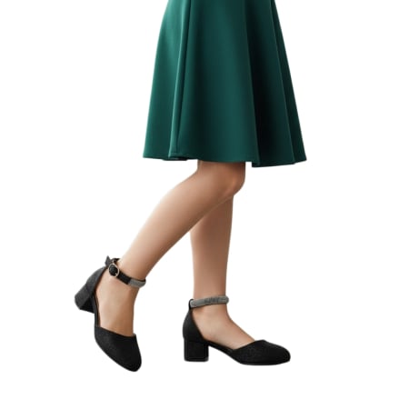 Copii - Pantofi cu toc G6127.6227negru