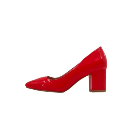 Damă - Pantofi eleganti cu toc 1003-63rosu