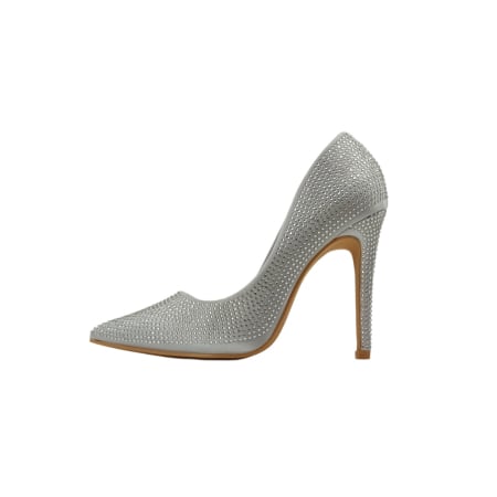 Damă - Pantofi eleganti cu toc 167-1argintiu