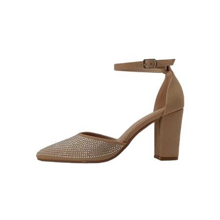 Pantofi eleganti cu toc 920-88bej [8]