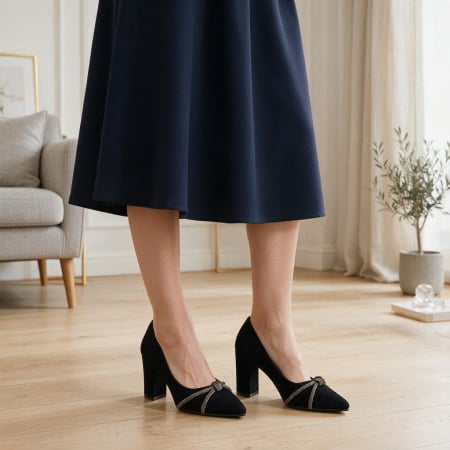 Pantofi cu toc - Pantofi eleganti cu toc 920-83