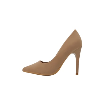 Damă - Pantofi eleganti cu toc 916-55Cbej
