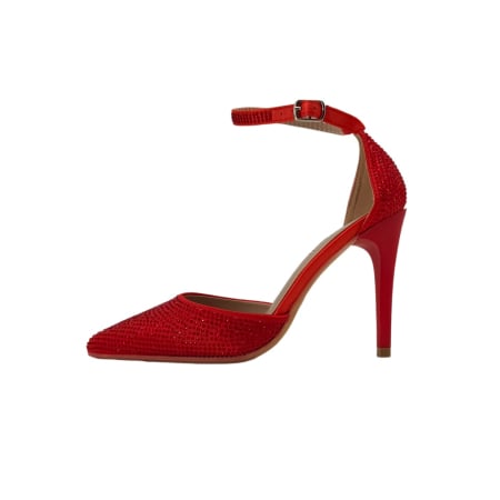 Damă - Pantofi eleganti cu toc 916-65rosu