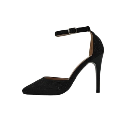 Damă - Pantofi eleganti cu toc 916-65negru