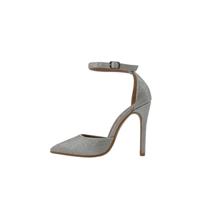 Damă - Pantofi eleganti cu toc 916-80argintiu