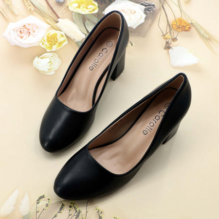 Pantofi cu toc - Pantofi eleganti cu toc YH10-59negru