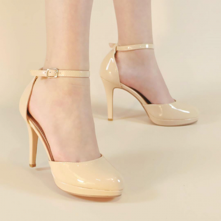 Pantofi cu toc - Pantofi eleganti cu toc 920-80Aroz