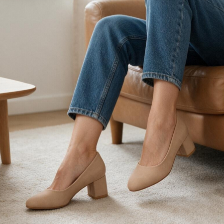 Damă - Pantofi eleganti cu toc 305-81