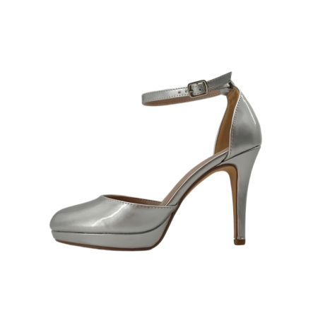 Damă - Pantofi eleganti cu toc 920-80Aargintiu