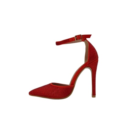 Damă - Pantofi eleganti cu toc 916-80rosu