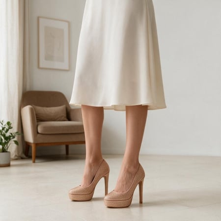 Pantofi cu toc - Pantofi eleganti cu toc 916-68