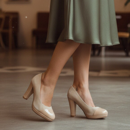 Pantofi eleganti cu toc 99101 [0]