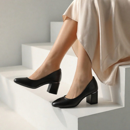 Damă - Pantofi eleganti cu toc C-101