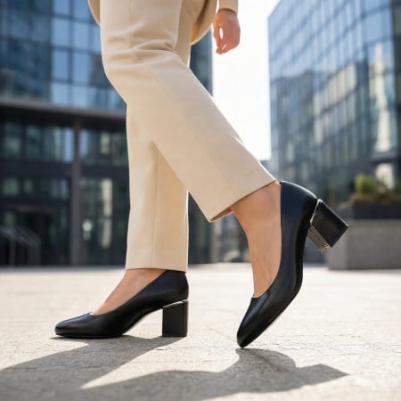 Damă - Pantofi eleganti cu toc C-101