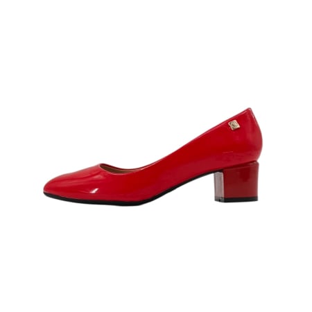 Damă - Pantofi eleganti cu toc C-127rosu
