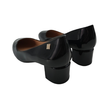 Pantofi eleganti cu toc C-127negru [7]